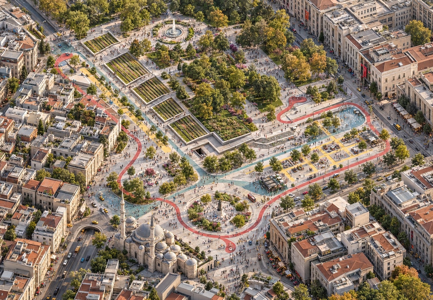 Taksim Meydanı ve Çevresi